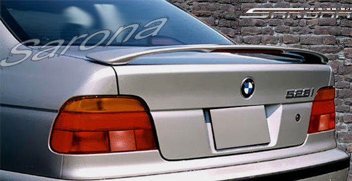 Custom BMW 5 Series Trunk Wing  Sedan (1997 - 2003) - $286.00 (Manufacturer Sarona, Part #BM-015-TW)